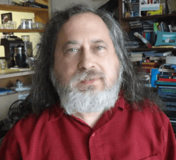 A portrait photo of Richard Stallman